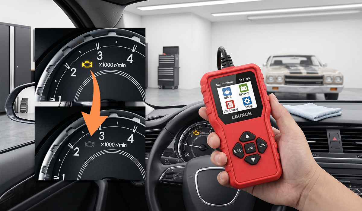 Read & Clear Engine Codes in Seconds