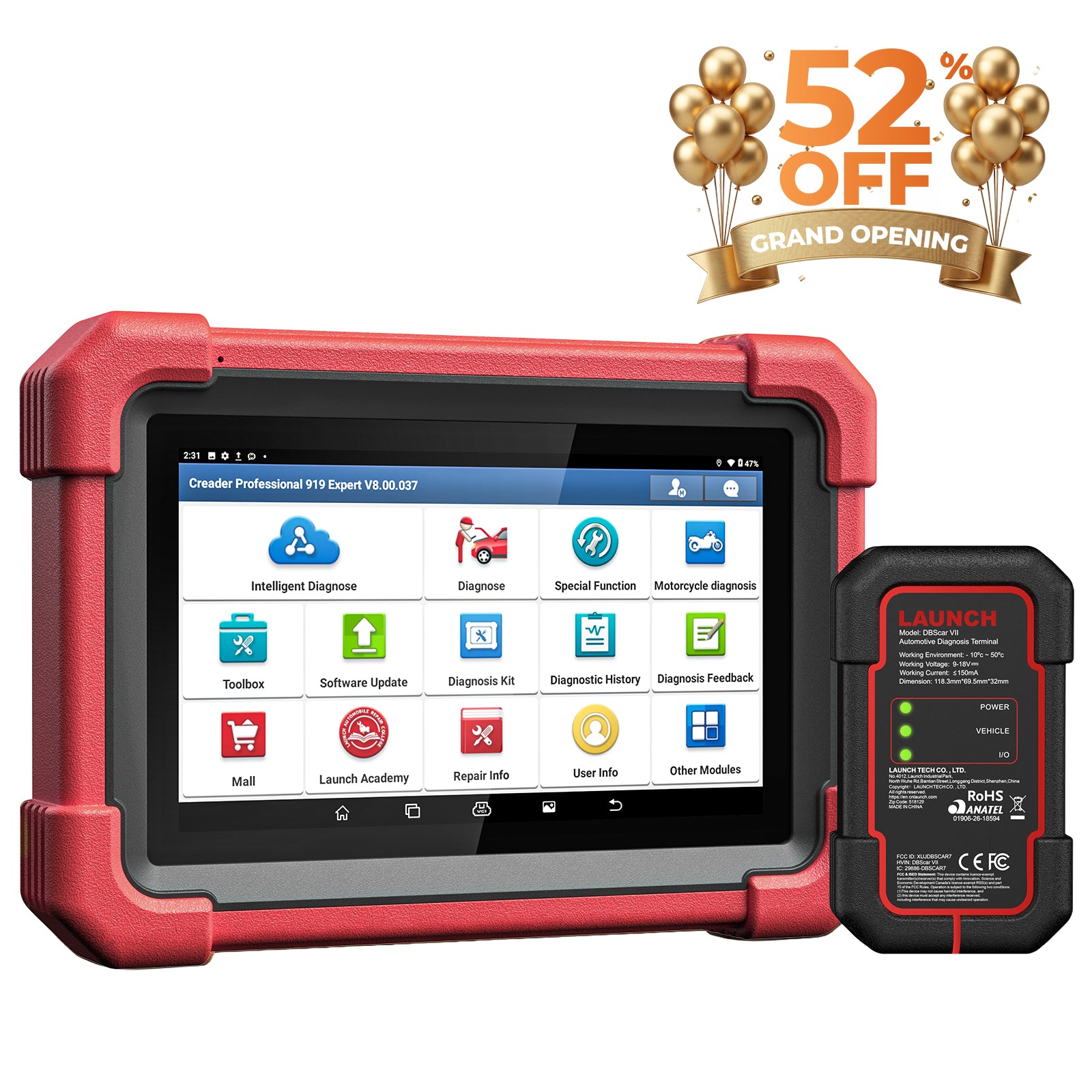 LAUNCH X431 CRP 919 Expert Full System Diagnostic Tool
