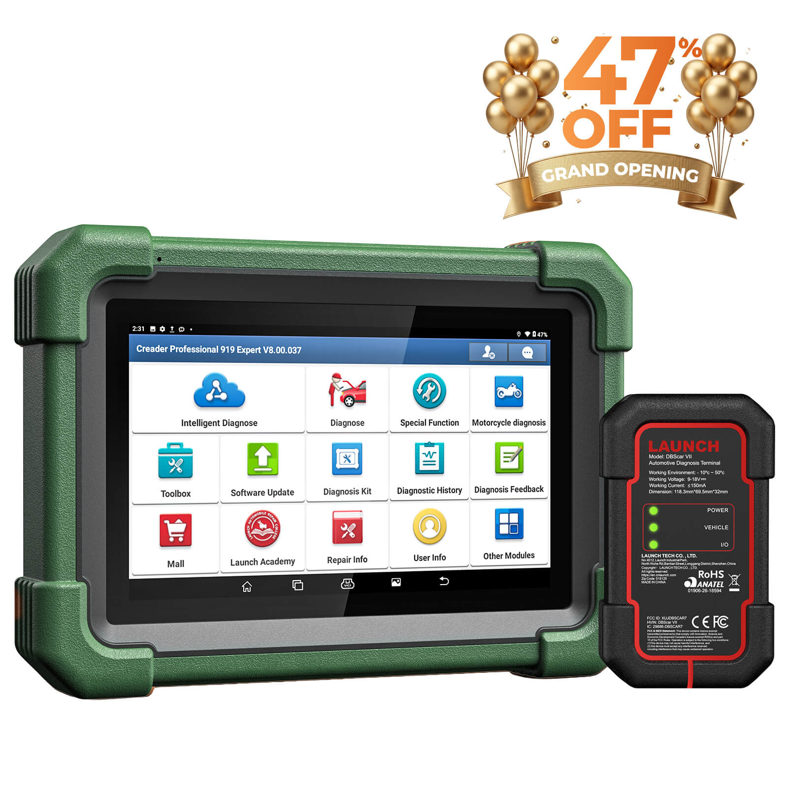 LAUNCH X431 CRP 919 Expert Full System Diagnostic Tool Image principale du produit