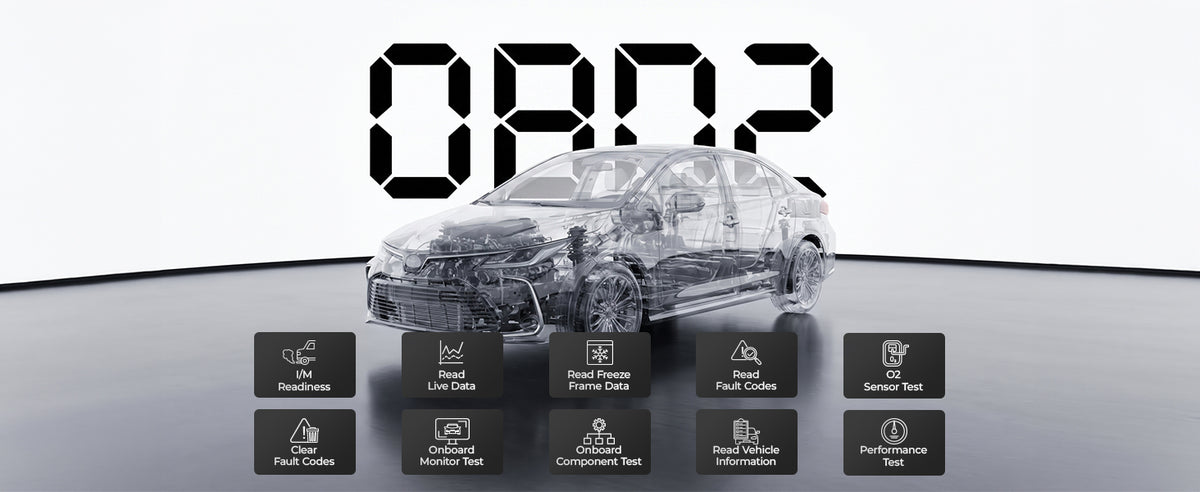 Full 10-Mode OBDII Diagnostics for Complete Engine Check